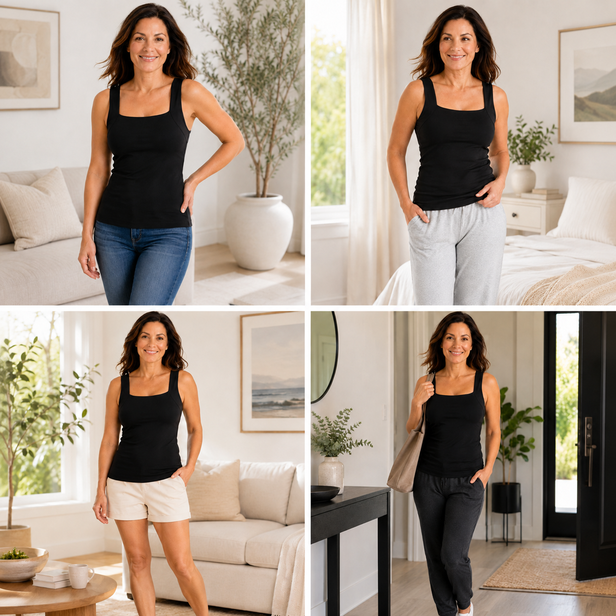 Softora Built-In Bra Comfort Tank