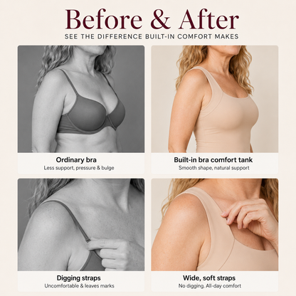 Softora Built-In Bra Comfort Tank