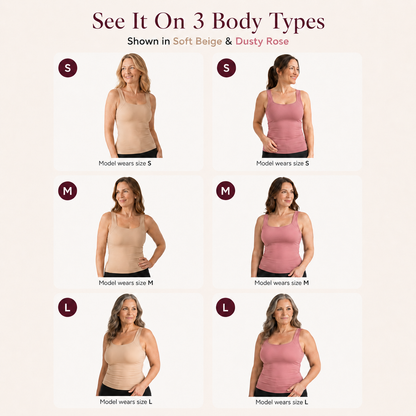 Softora Built-In Bra Comfort Tank